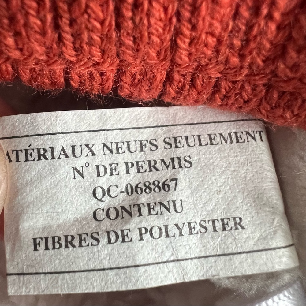 LULULEMON Chevron Knit Pom Beanie Fleece-Lined Winter Hat - Picture 9 of 15